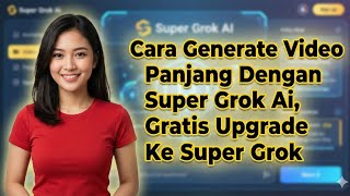Cara Generate Video Panjang Dengan Super Grok Ai, Gratis Upgrade Ke Super Grok 🔥