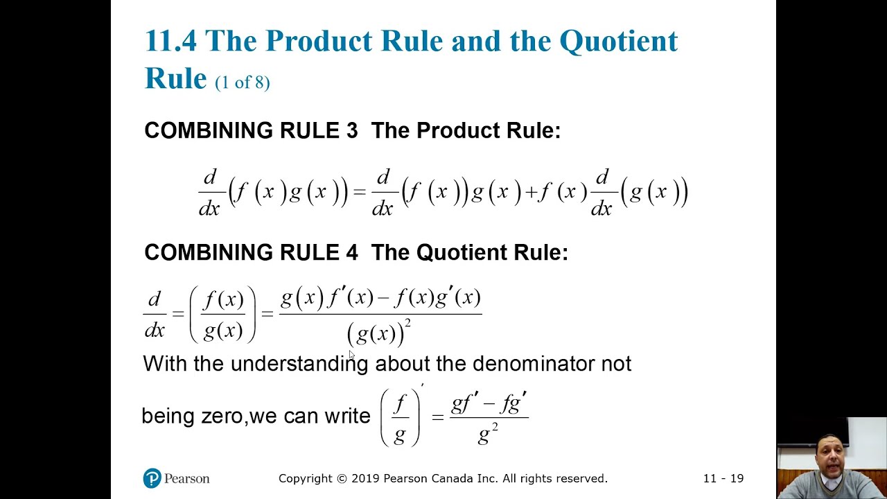 39Ch 11 114 The Product Rule and the Quotient Rule