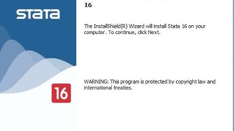 Stata 16 MP Installation Process