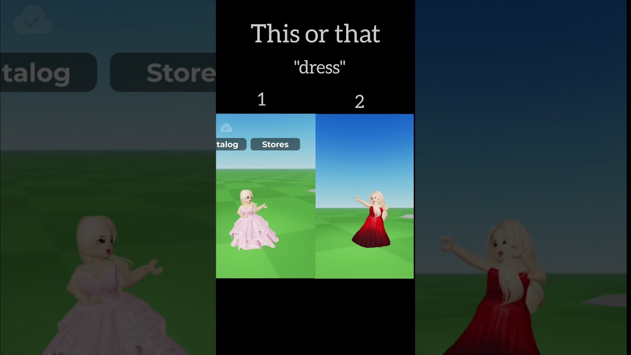 these or that you choose 😱|music:nervy funk| #roblox