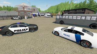 Cops buy huge bus to haul criminals | Farming Simulator 22