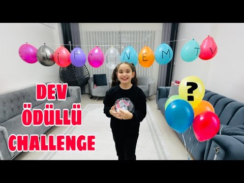 DEV ÖDÜLLÜ BALON PATLATMA CHALLENGE !! ÖDÜLLÜ - CEZALI OYUN !! KİM KAZANDI ??