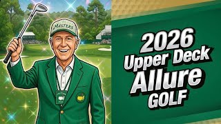 Benny breaks 2026 Upper Deck Allure golf! It's Masters week, enjoy a cheese sandwich...