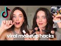 All natural makeup using viral tiktok makeup hacks  new  easy everyday makeup  emily didonato