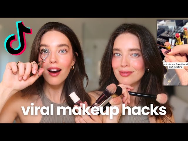 All Natural Makeup Using Viral Tiktok Makeup Hacks | New & Easy Everyday Makeup | Emily DiDonato