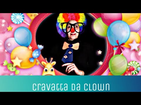 Come creare una cravatta da Clown per Carnevale in Gomma Eva