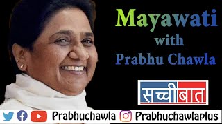 Mayawati with Prabhu Chawla on Seedhi Baat