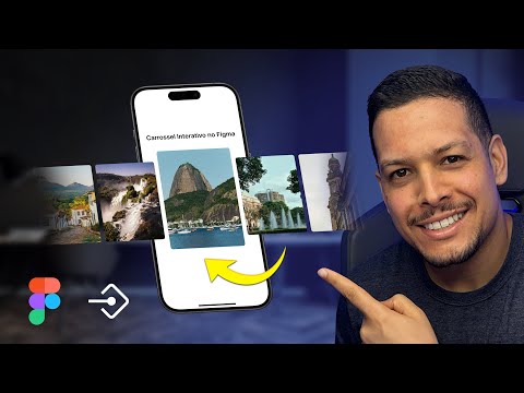 Carrossel Interativo no Figma - Imagens Fluidas e Componentes