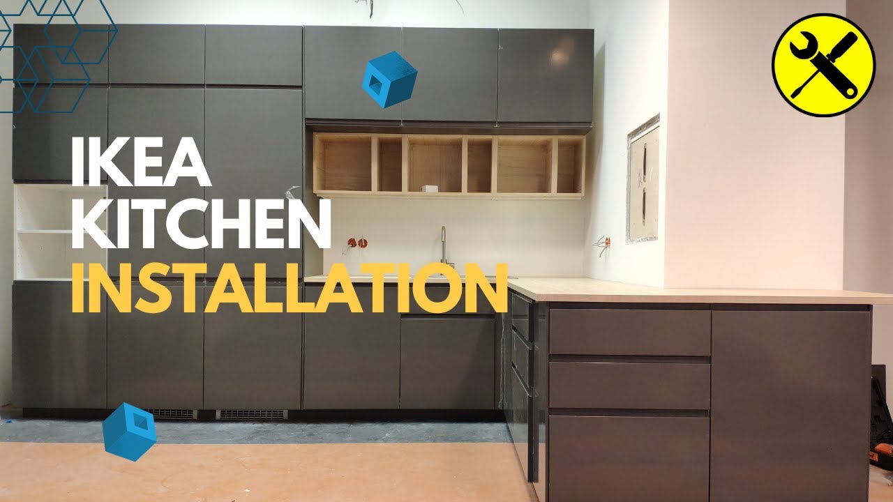 Ikea kitchen installation - YouTube
