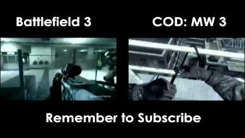 BF3 vs. MW3 (side by side)