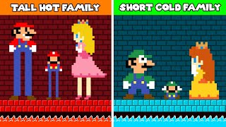 Family Challenge: Tall vs Short Family Hot vs Cold Challenge! by Doki Mario 64,226 views 4 months ago 4 minutes, 2 seconds