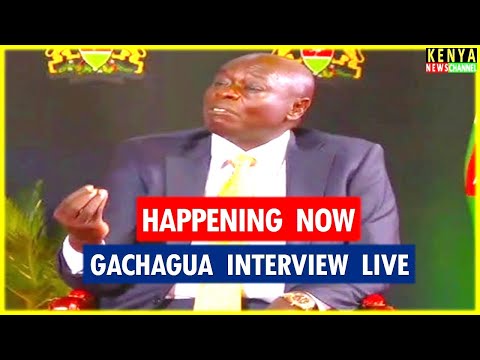 LIVE Rigathi Gachagua Big Interview With Gen Z From Mbeere North Ahead Of By Election Recorded