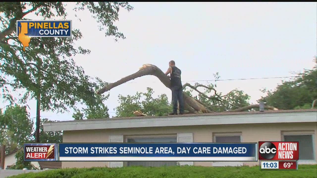 Potential tornado touches down in Seminole