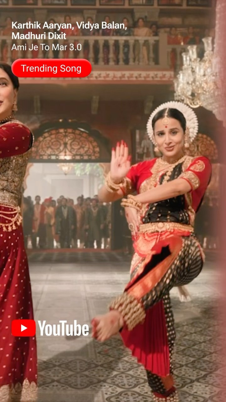 Watch Madhuri Dixit and Vidya Balan's Iconic Dance on Ami Je Tomar 3.0? #YTShorts