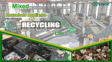 Mixed Household Appliance Recycling Line｜Shredding, Separation & Full Automation to Brazil
