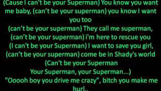 Eminem- Superman (Lyrics)