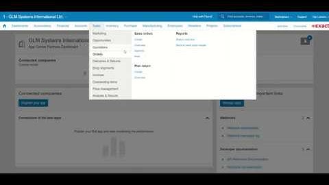 ConnectIt - Exact Synergy - Exact Online - Create Project and Request From Exact Online Sales Order