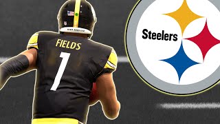 First Look at Justin Fields on the Steelers in Madden 24!