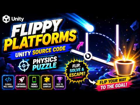 Flippy Platforms - Unity Source Code | Unity 2D Puzzle Game Template | Unity Physics Puzzle