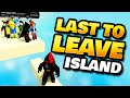 Last to Leave Island Challenge on Roblox Islands for $100 Roblox Card