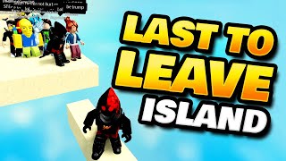 Last to Leave Island Challenge on Roblox Islands for $100 Roblox Card