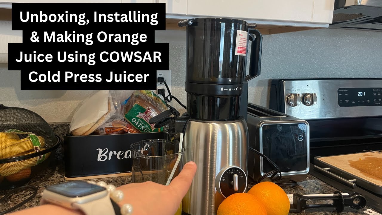 Unboxing & Assembling COWSAR Cold Press Juicer | Making Fresh Orange Juice with a Wide Feed Chute