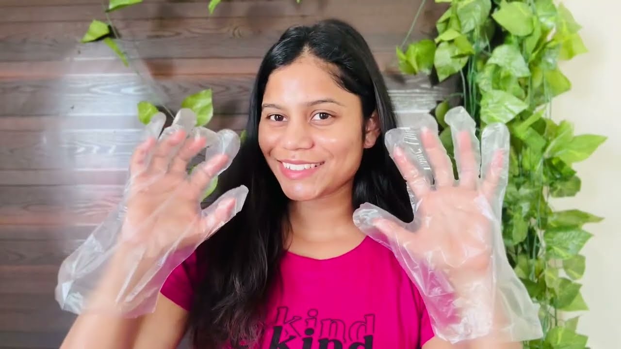 Hair colour at home |paradyes hair colour review| berry plum |#aishwaryaslifestylenvlog #haircolour 