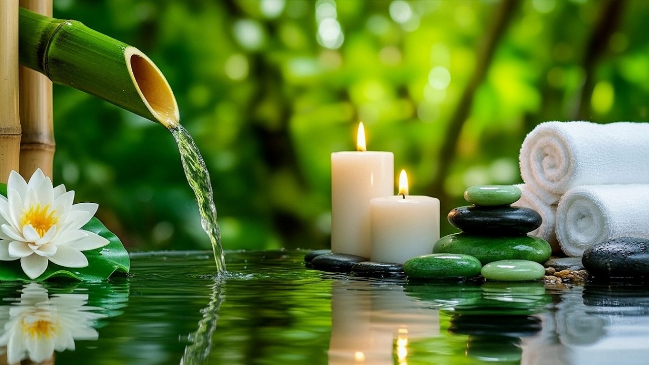 Water Calm Instruments Calming Music for Sleep, Relax, Meditation 🌿 Soothing Music and Water ...