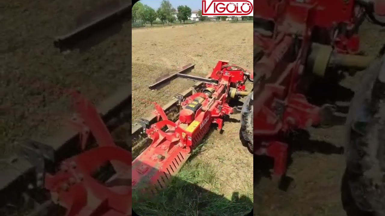VIGOLO IN CAMPO CON ERPICE PIEGHEVOLE MOD. EPR 25 600 RULLO EXPORT