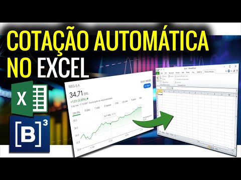 COMO AUTOMATIZAR AS COTAÇÕES NO EXCEL | Ações, Fiis, Stocks e Índices | Tudo em tempo real