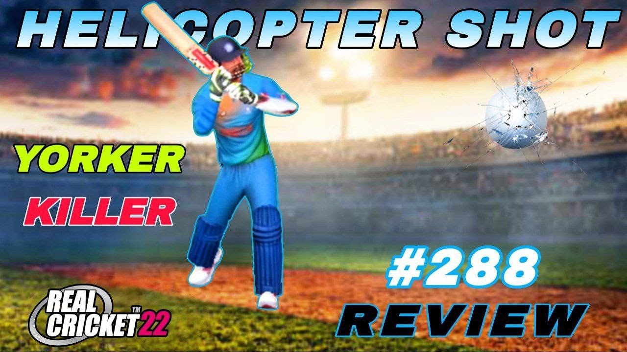 RC 22 SHOT OF THE DAY🔥|#288 YORKER KILLER HELICOPTER SHOT FULL REVIEW ...