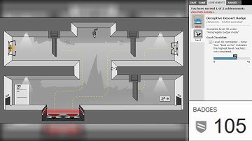 All Kongregate Achievements - Portal The Flash Version Part 1