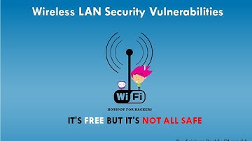 Wireless LAN Security Vulnerabilities