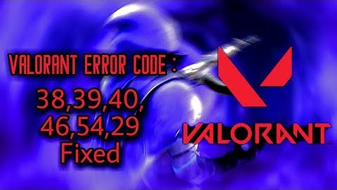 Best & Easy Method To Fix Valorant Error Code : 38,39,40,46,54,29 [In Hindi]/GAMEZO Official
