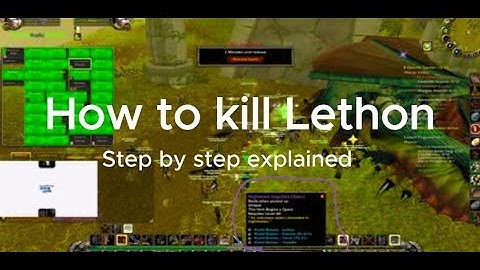 How to kill wow World Boss Lethon | Guide in wow classic  step by step explained. #2025 #pug