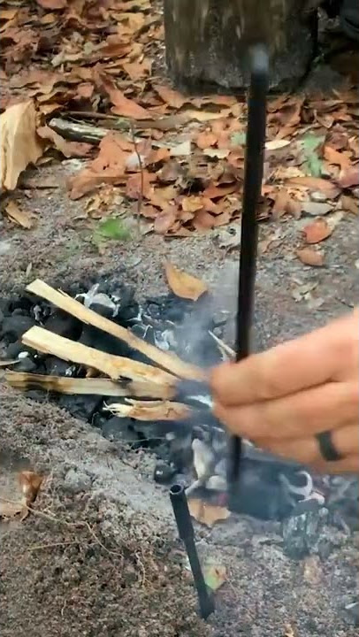 Bushcraft Swinging Grill #Shorts