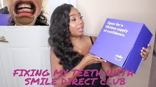 Fixing My Teeth| Smile Direct Club Invisible Aligners!