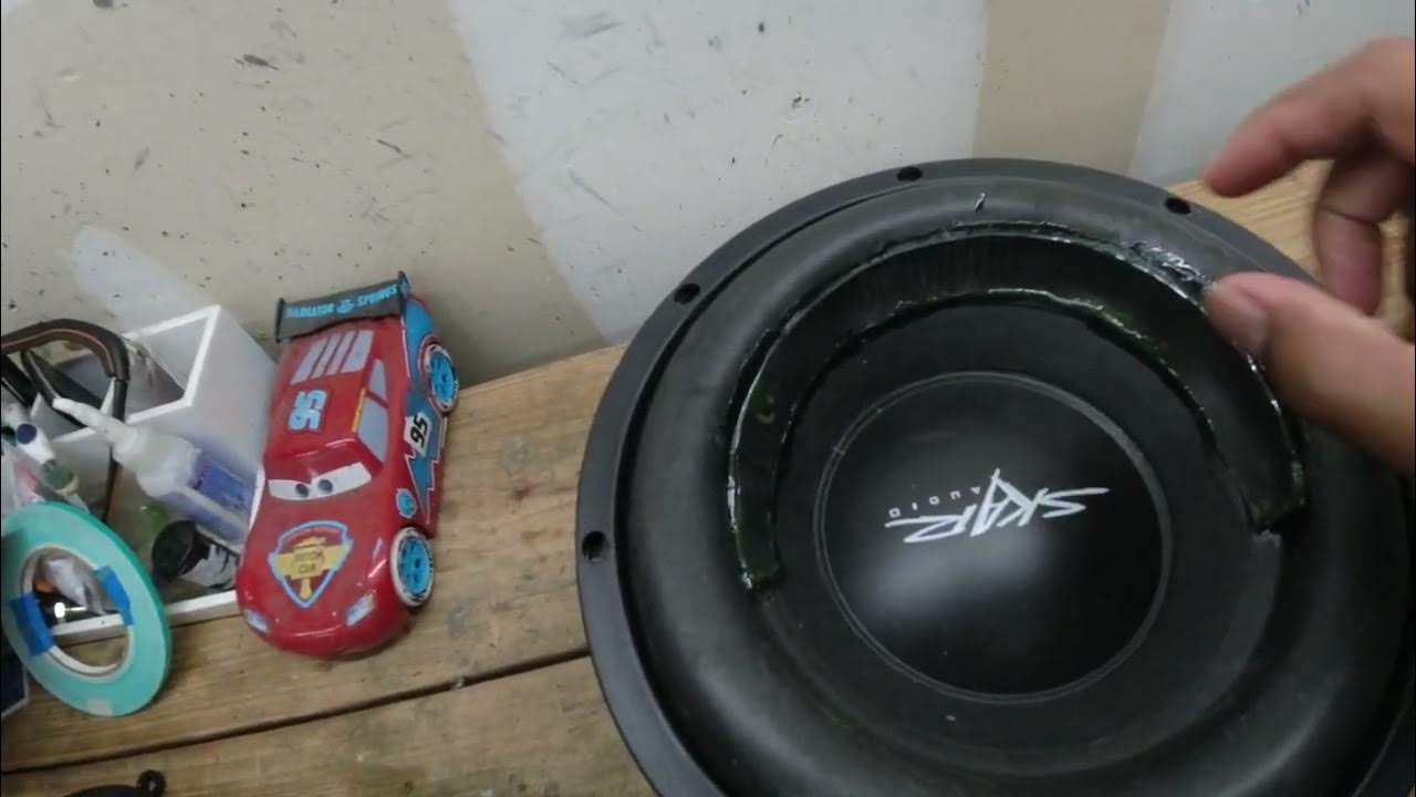Subwoofer Surround Repair Fix YouTube