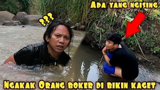 ADA YANG JONGKOK DI SUNGAI TAPI BUKAN TANGAN DEWA