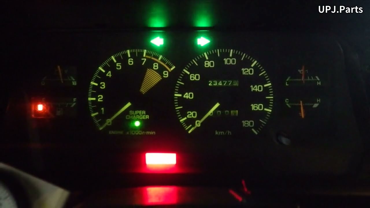 MR2 たまらなく AW11 スーパーチャージャー スピードメーターAT 141541 km 
