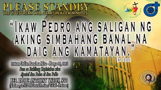 LIVE NOW: HOLY MASS 8:00am | Pagdiriwang ng Banal na Misa sa Dambana ni Hesus, ika-29 ng Hunyo 2025