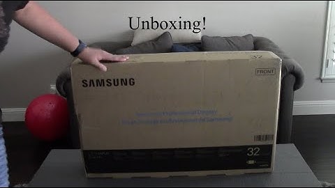 Samsung DC32E Smart Signage Display Unboxing!