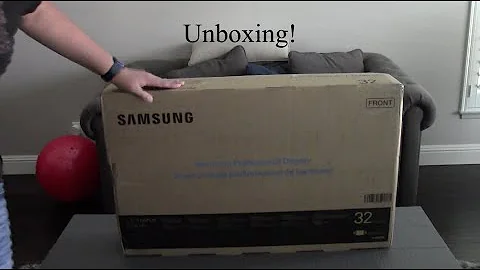 Samsung DC32E Smart Signage Display Unboxing!