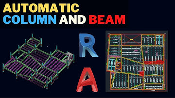 AUTOMATIC Column and Framing in Revit-(By CAD File)