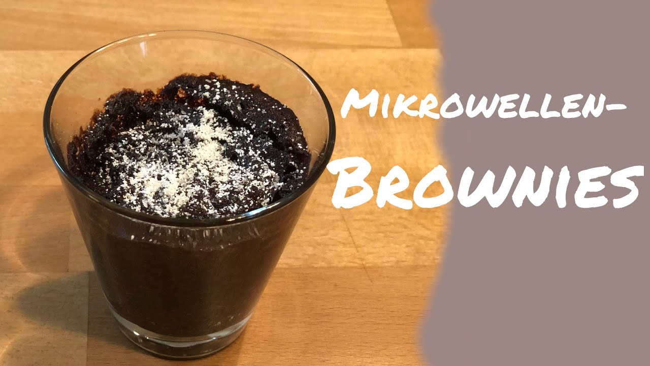 5 Minuten Brownies aus der Mikrowelle | Kartoffelchip - YouTube