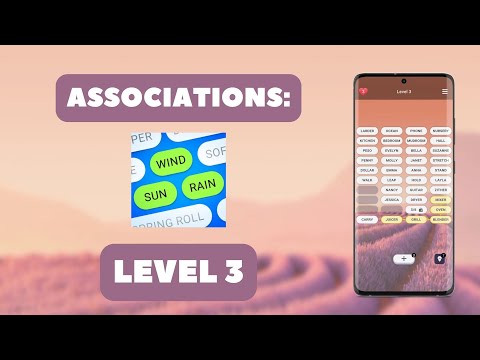 Associations Level 3 [ Answers ] - Word Puzzle Game