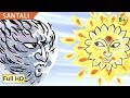 The Wind and the Sun: Learn Santali with subtitles - Story for Children