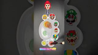 Brawl Stars vs Super Mario: Satisfying Slime Mix! 🔥 #games #mario #satisfying #gaming #asmr
