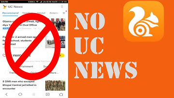How to remove UC News from UC Browser