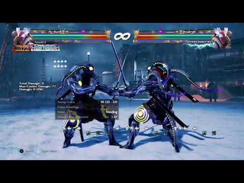 Yoshimitsu Kincho 3 Low Slide Well Spaced is -9 on Block! Version 5 Tekken 7 20230323142147